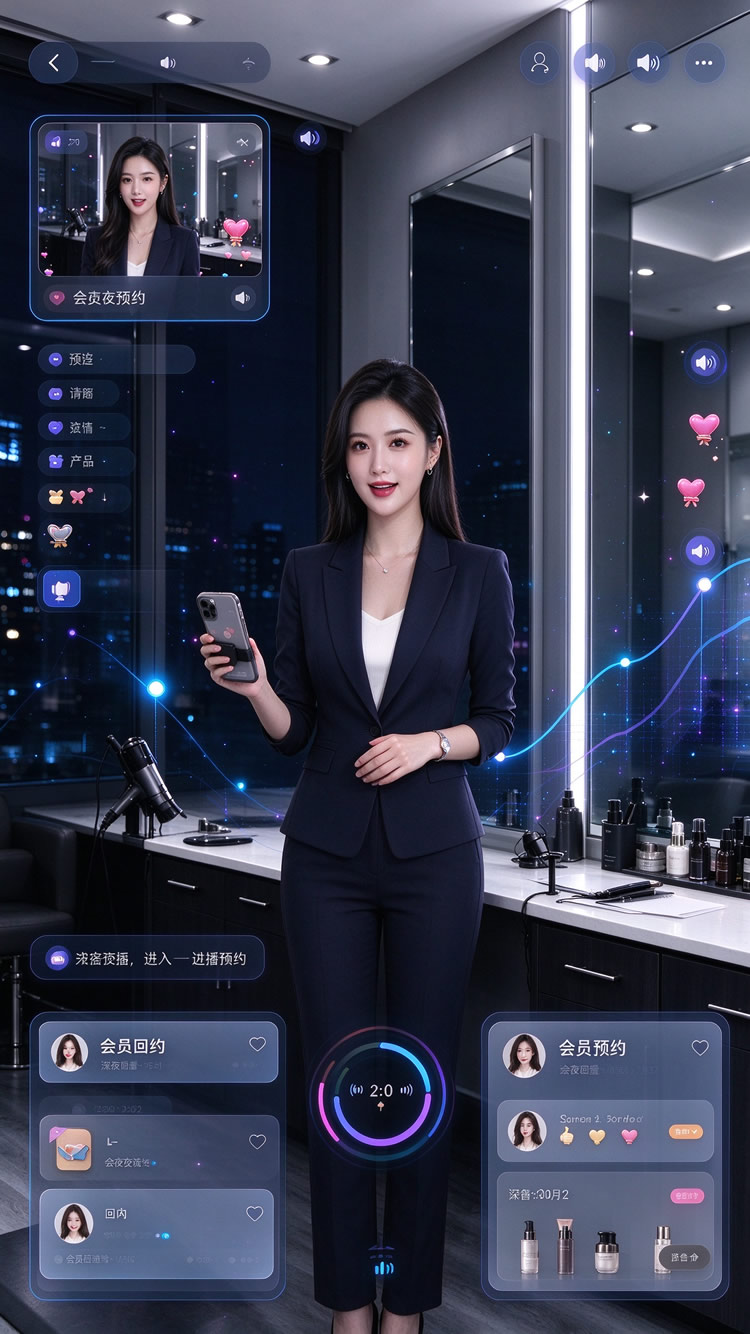 星图 · 数字人直播系统